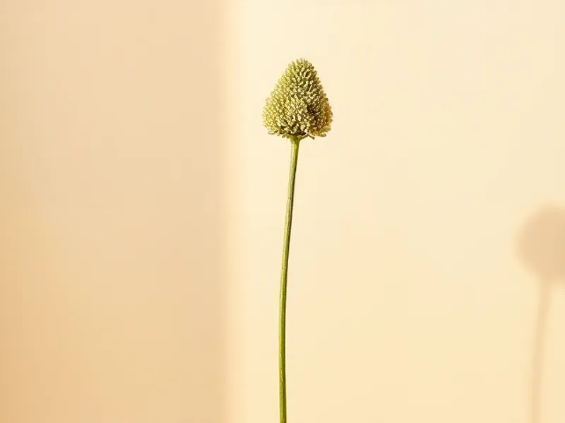 Angelica stem topped with an umbel of pale green flowers