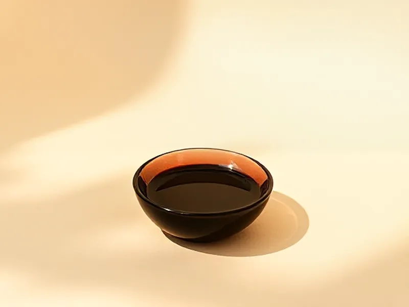 Dish of thick amber balm