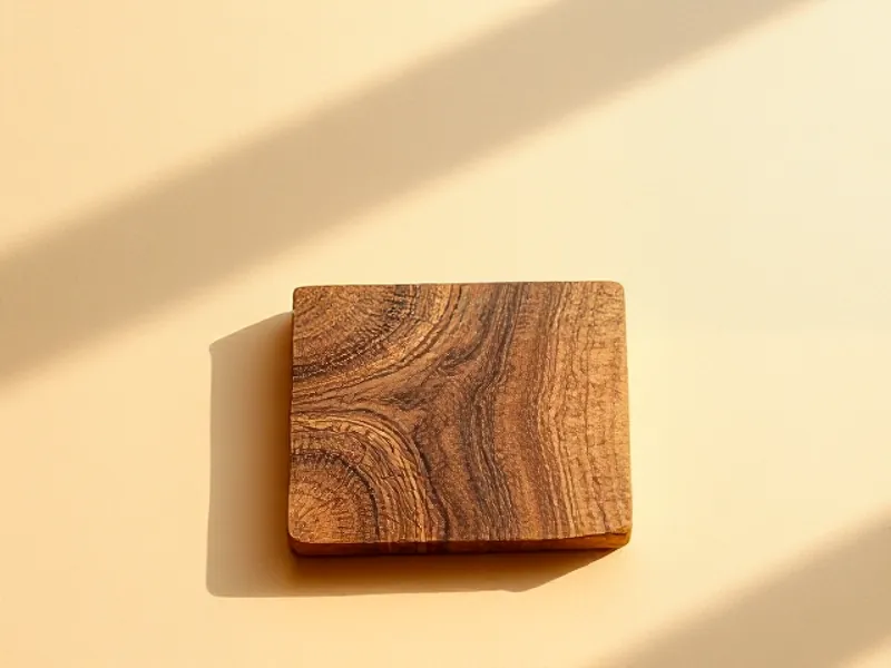 Tigerwood plank with striped veins