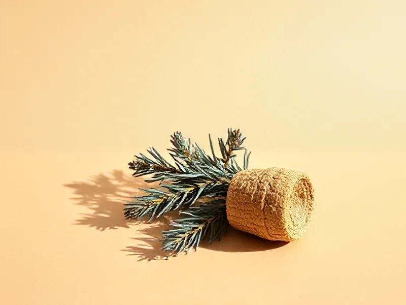 Blue-green Atlas cedar needles and a cone
