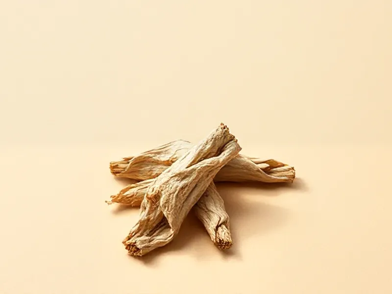 Dried costus root sticks