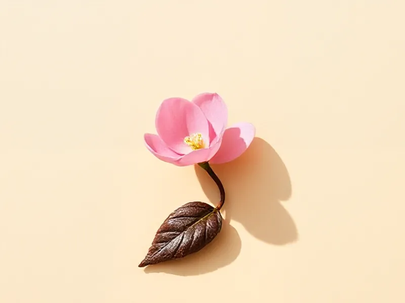 Pink cyclamen flower with swept-back petals