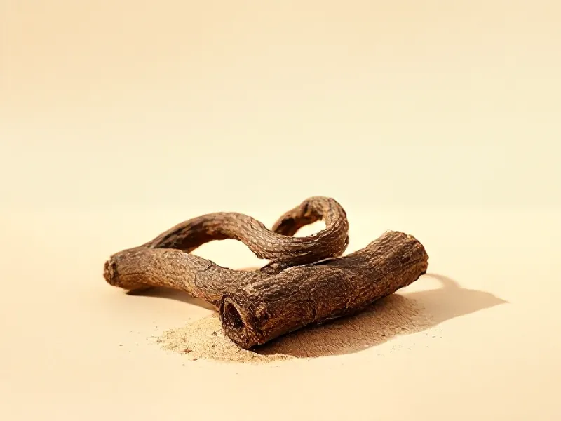 Curved pieces of brown bark