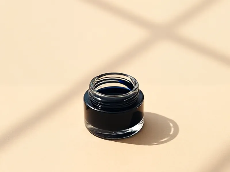 Small pot of dark ink