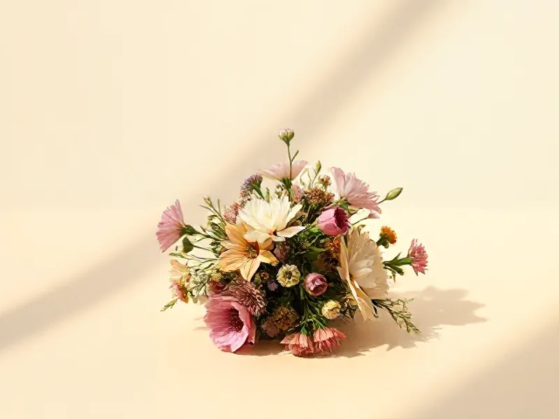 Bouquet of assorted pink and white flowers