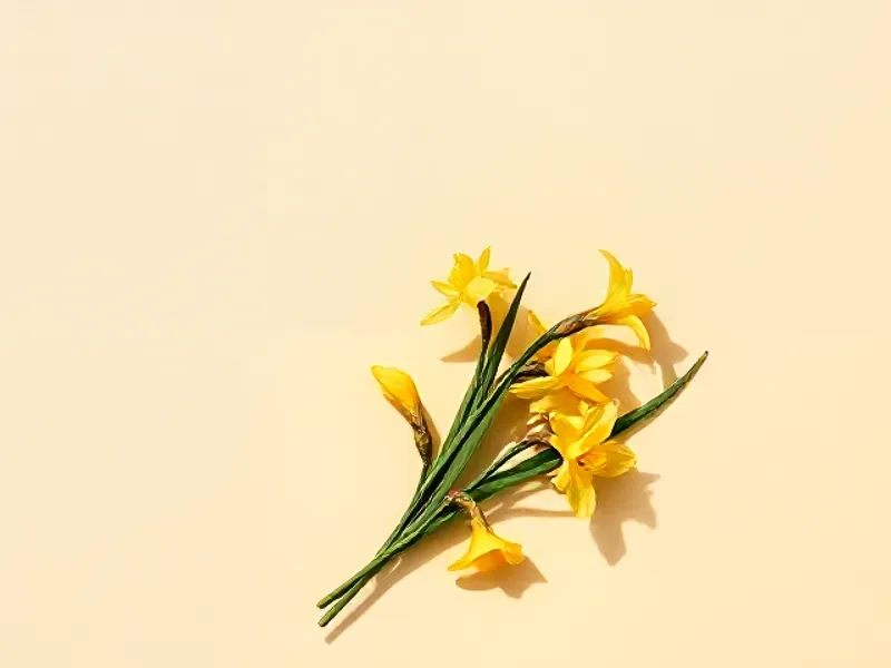 Bouquet of yellow daffodils