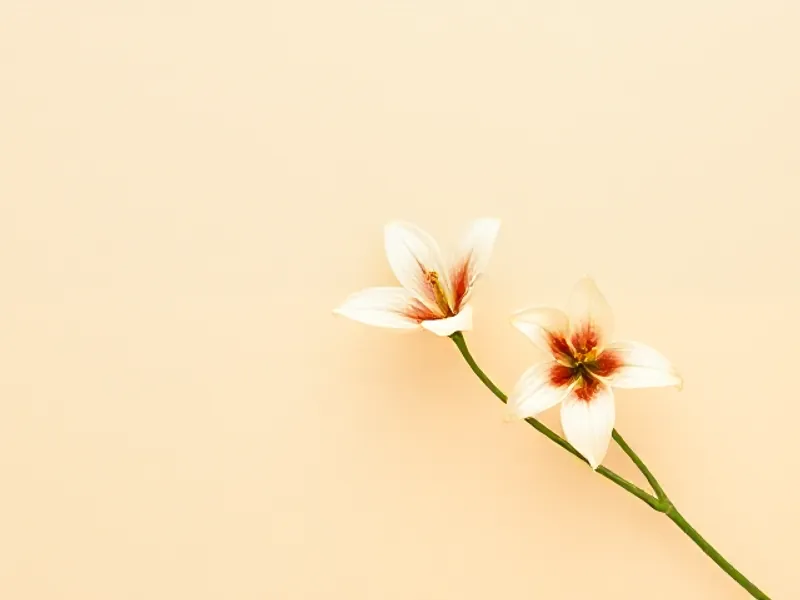 Fragrant white ginger lily flowers