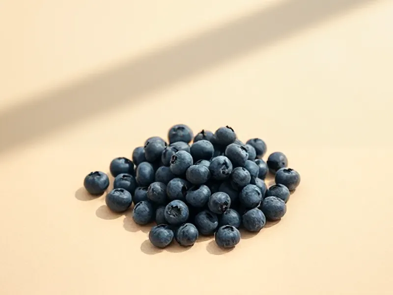 Heap of blueberries