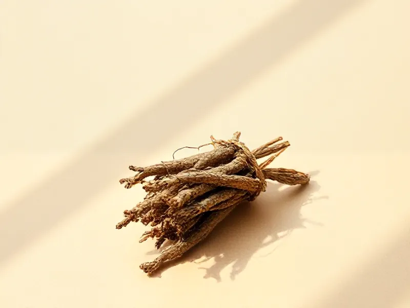 Bundle of dried spikenard roots