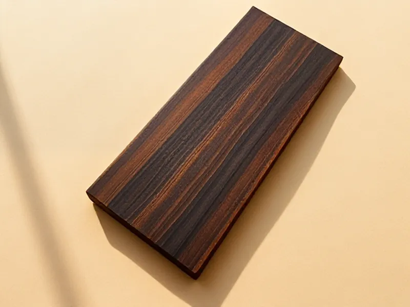 Rosewood plank with dark grain