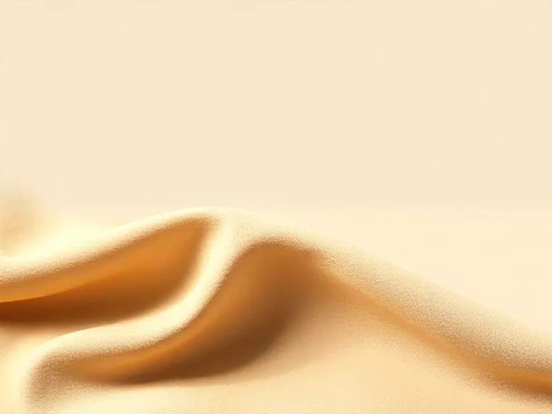 Soft fold of cream fabric