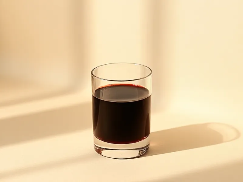 Glass of ruby port