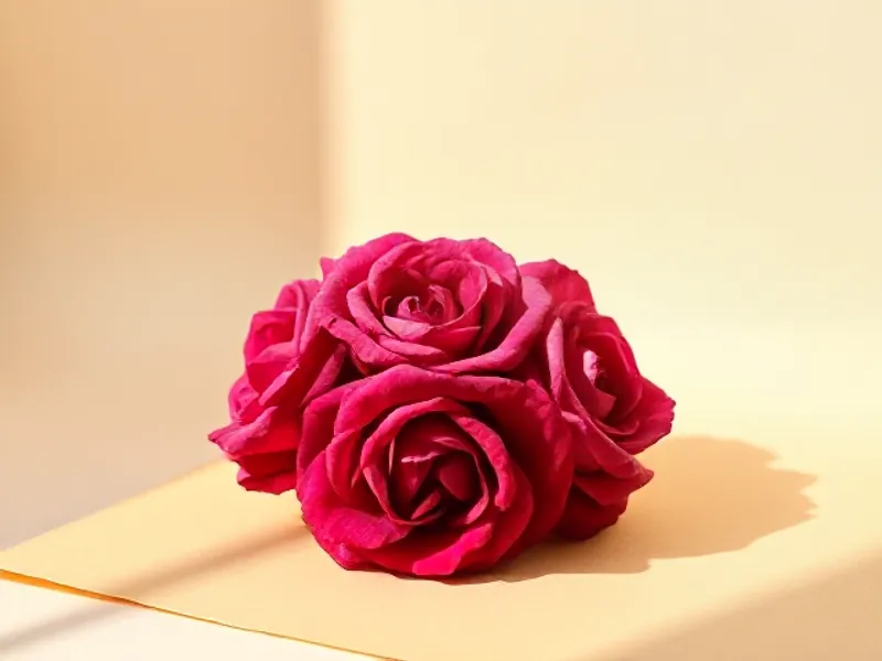 Deep pink Turkish roses