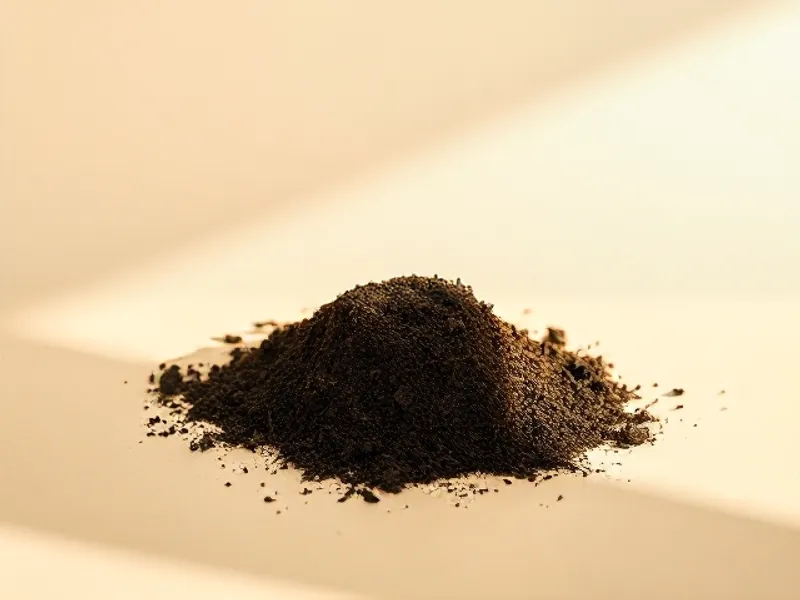 Mound of dark earth